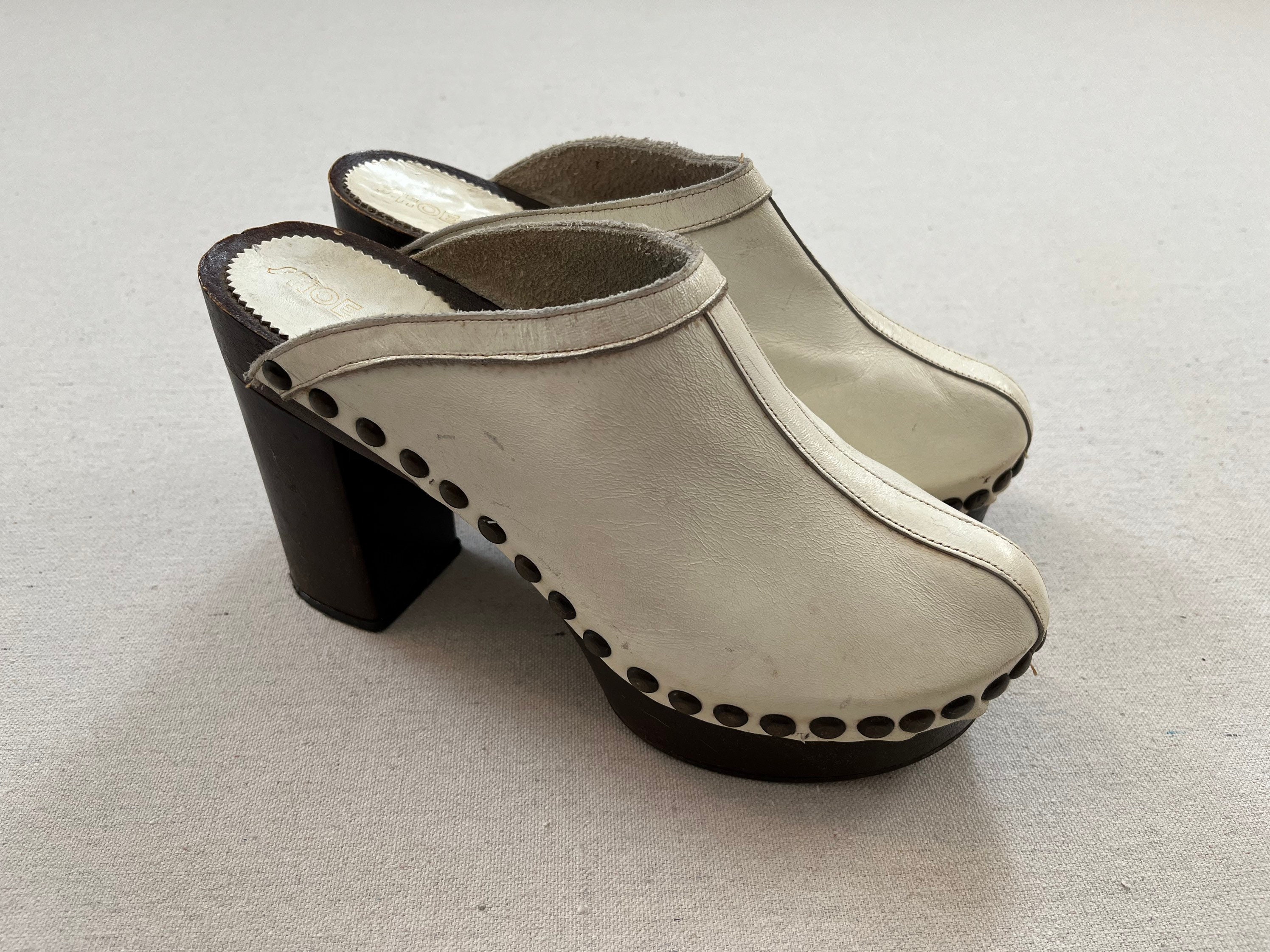 70s Clog Heels 