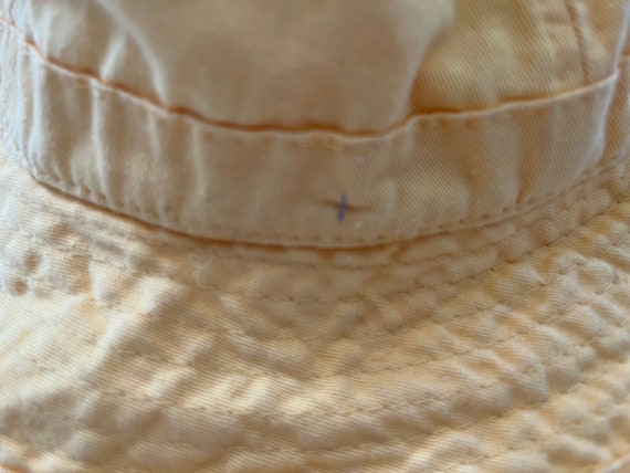 1990's, cotton, canvas "USA" bucket hat in yellow - image 7