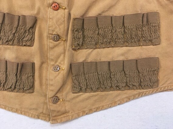 1960's, canvas hunting vest, in tan, by Blue Bill - image 4