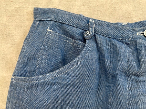 Chambray Fringe Shorts main image 0
