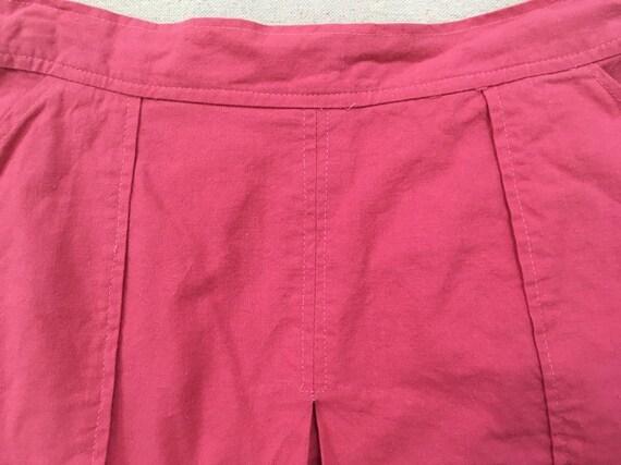 1970's, high waist skort, in salmon pink - image 5