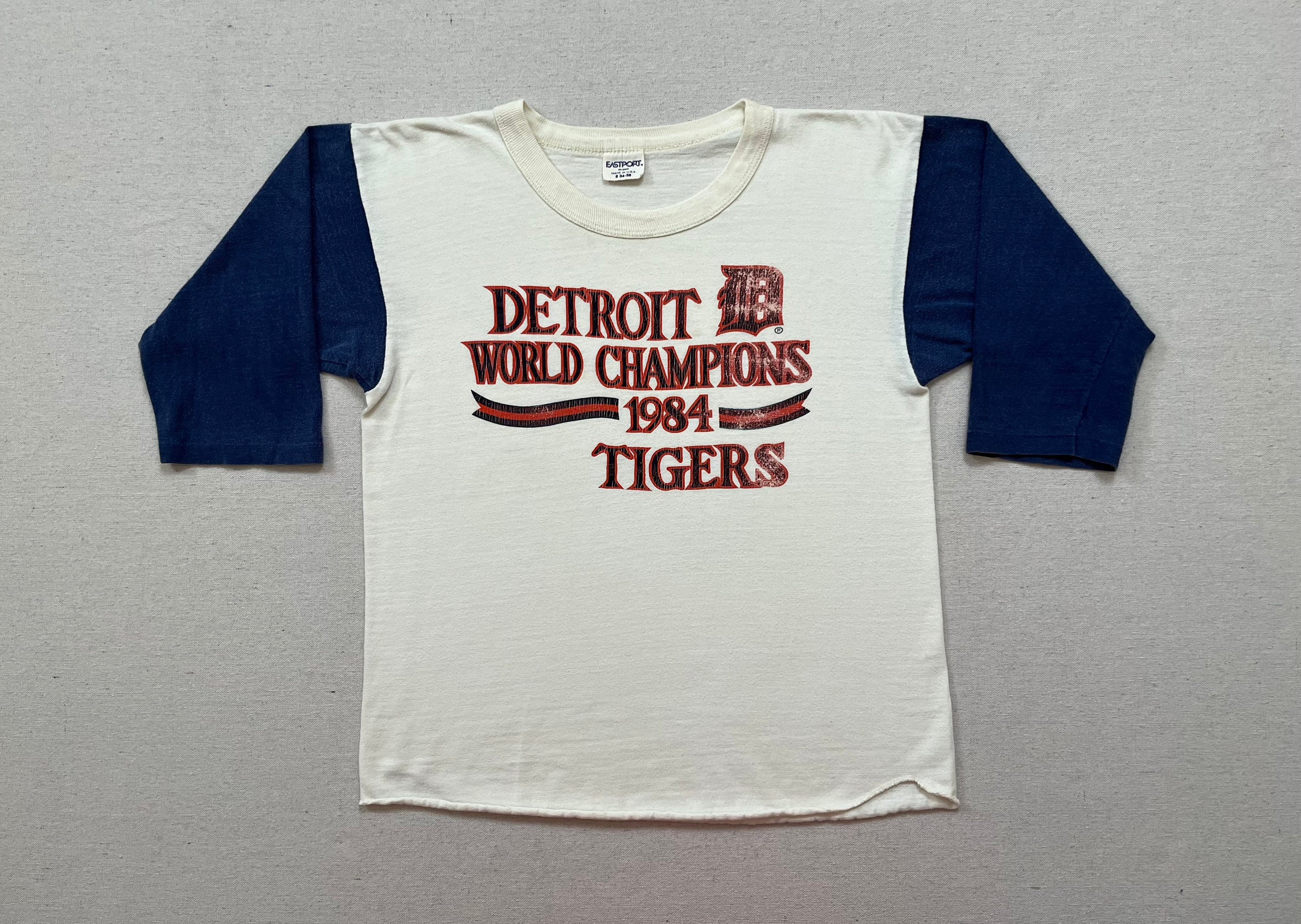 Mitchell & Ness MLB Batting Practice JERSEY-pullover - Detroit Tigers -MENS-NAVY Blue Orange Navy Blue Orange / L
