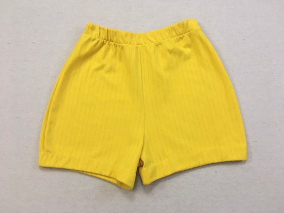 high waisted polyester shorts