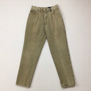 1990&#39;s, Men&#39;s, pleated front, jeans, in khaki