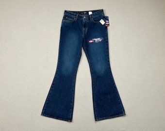 2000's, low rise, flare leg jeans by Bongo