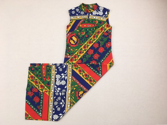 1970's, sleeveless, polyester, maxi dress, in navy
