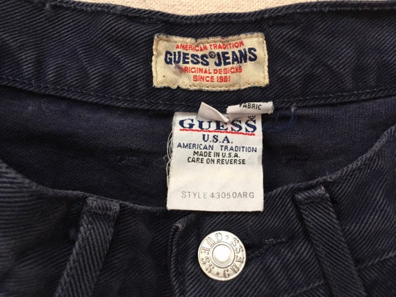 1990's, Guess jeans, in navy - image 5