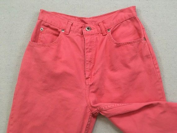 1980's/90's, Mom jeans, in coral by Jeanswear - image 3