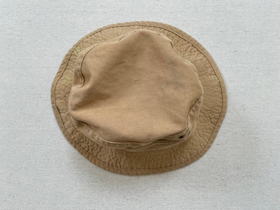1990's, cotton, canvas, Polo, bucket hat in khaki… - image 6