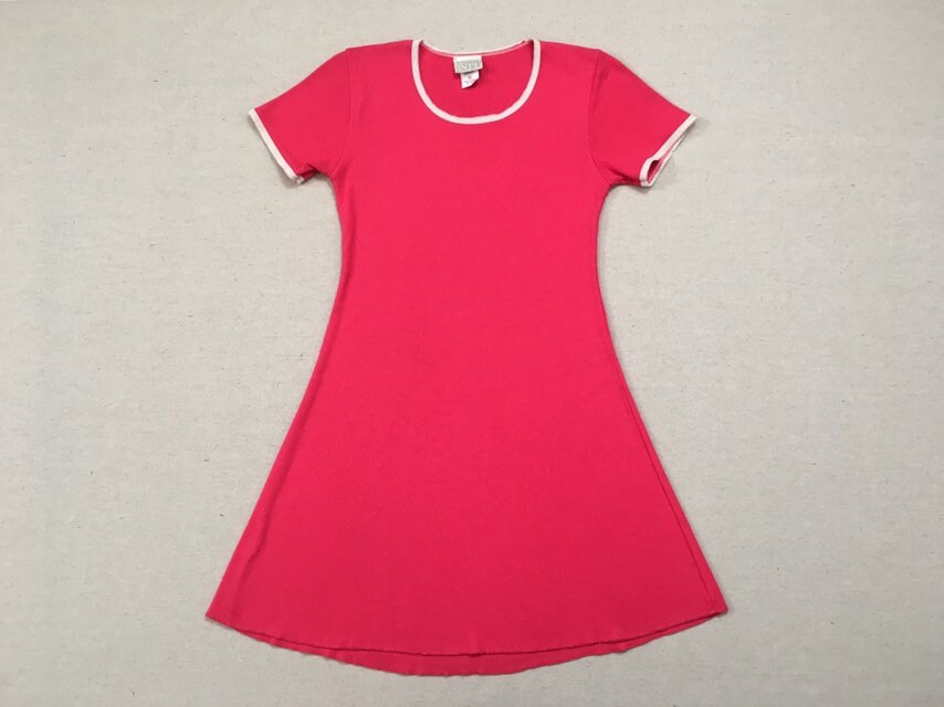 fuchsia t shirt dress
