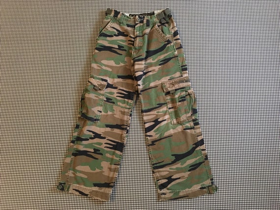 wide leg camo pants