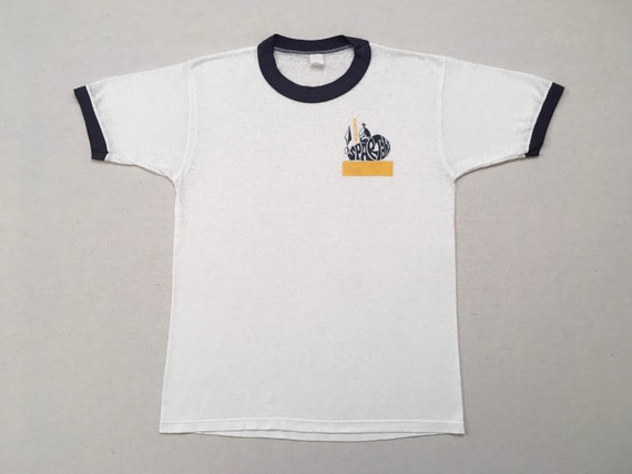 1970's, paperthin, "Frost Spartans" ringer tee, i… - image 1