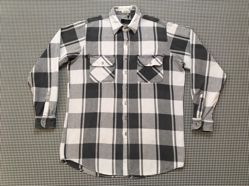 thick plaid flannel shirt