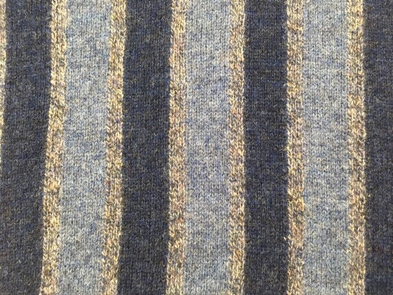1990's, Shetland Wool, sweater in heathered blue … - image 5
