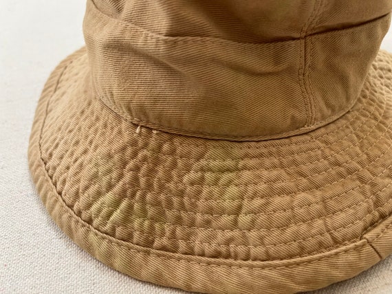 1990's, cotton, canvas, Polo, bucket hat in khaki… - image 10
