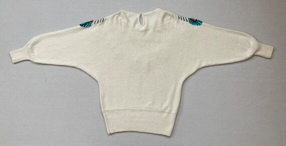 1980's, silk/angora/lambswool blend, Dolman Sleev… - image 8