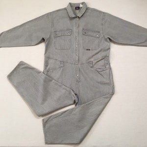1980&#39;s, denim jumpsuit, in gray, by Brittania, Men&#39;s size 38