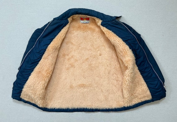 1970's, pile fleece lined, nylon, zip front jacke… - image 7