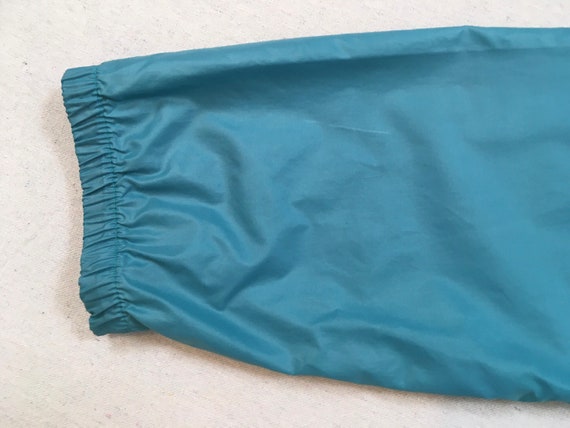 1980's, hooded, nylon, windbreaker, in aqua lagoon - image 7