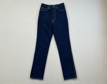 1980's, high waist, straight leg, stretch jeans by Sasson