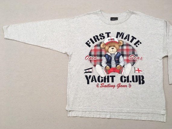 1990's, First Mate, Yacht Club, Teddy Bear, long slee… - Gem