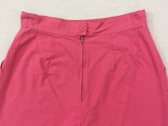 1970's, high waist skort, in salmon pink - image 9