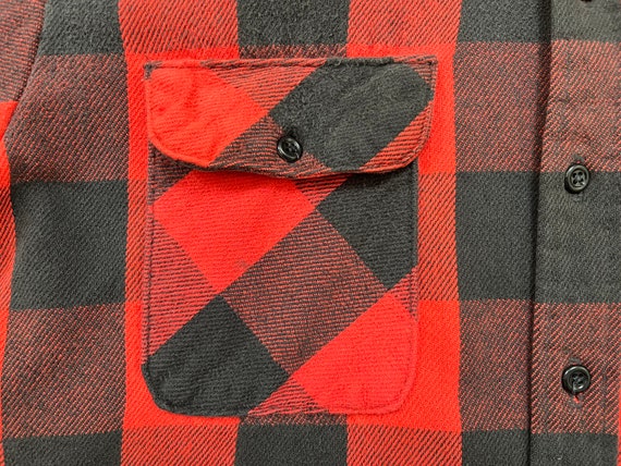 80s Classic Flannel Shirt Navy 100% Cotton main image 1