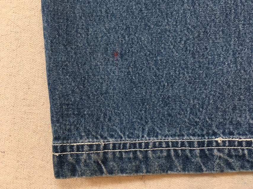 1990's denim overalls with rainbow trim | Etsy