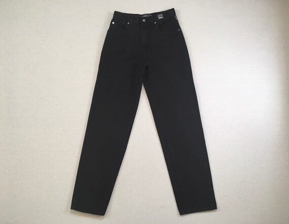 1990's, black jeans, by Versace