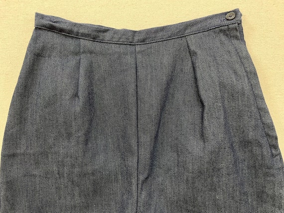 1960's, high waist, denim shorts - Gem