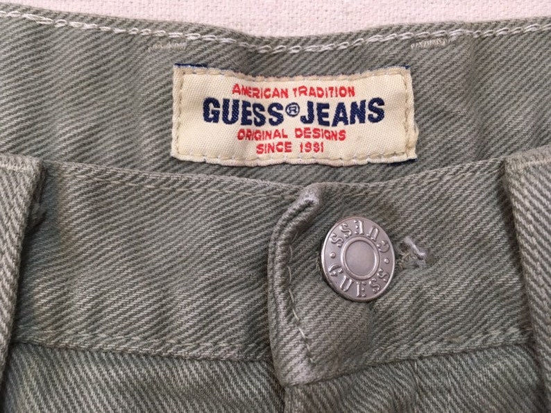 1990's Guess jeans in gray Men's size 29 | Etsy