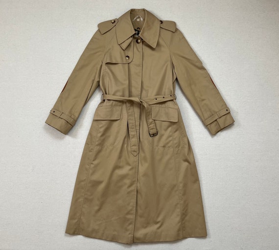 1970's, belted, trench coat in beige by Sears JR … - image 1