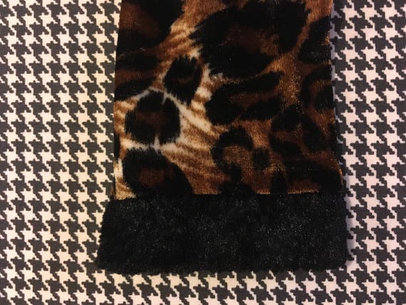 Velour, leopard print, capri length, unitard/body… - image 7