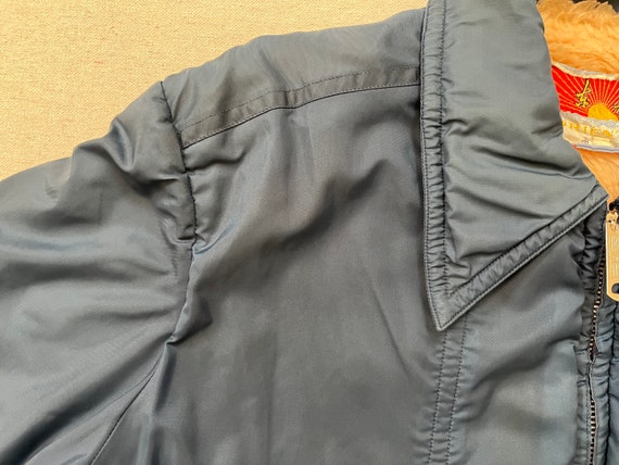 1970's, pile fleece lined, nylon, zip front jacke… - image 3