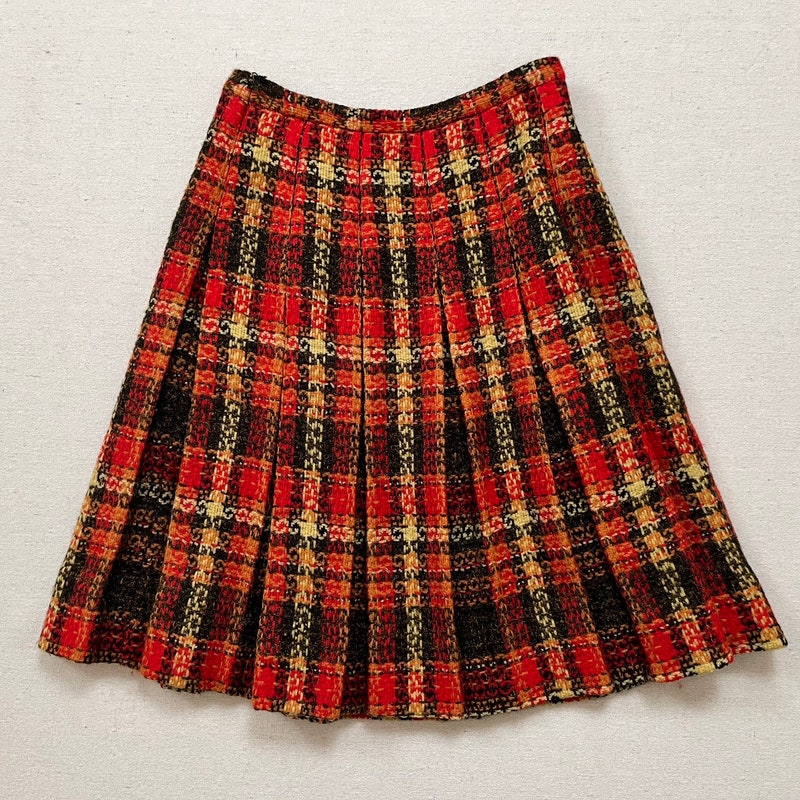 Woven Pleated Skirt main image 0