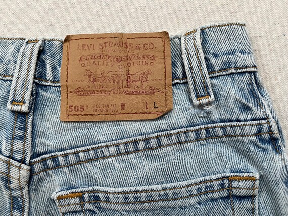 1990's, Levi's 505's in light wash - image 8