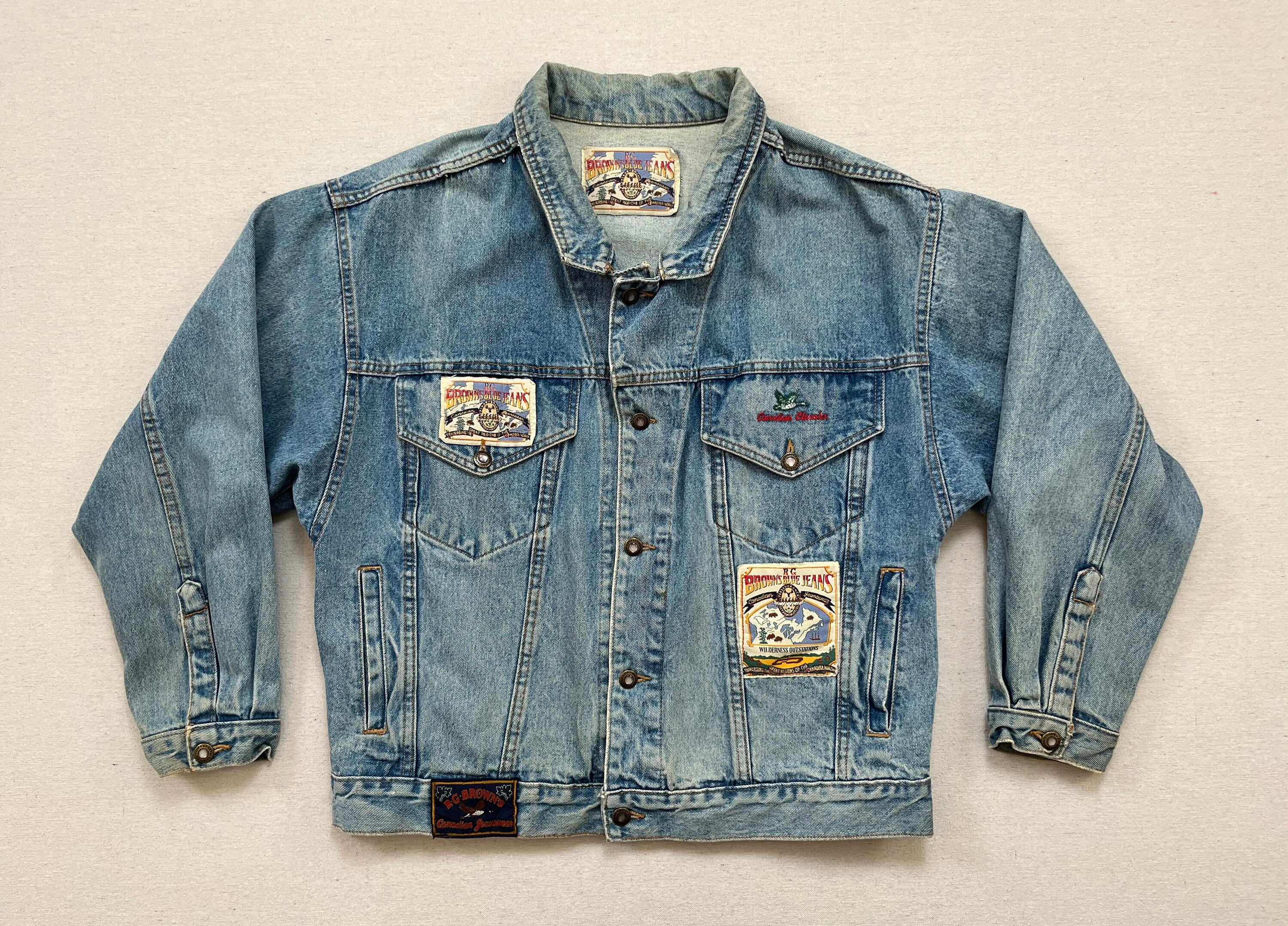 1990's, RG Brown's Blue Jeans, Denim Jacket 