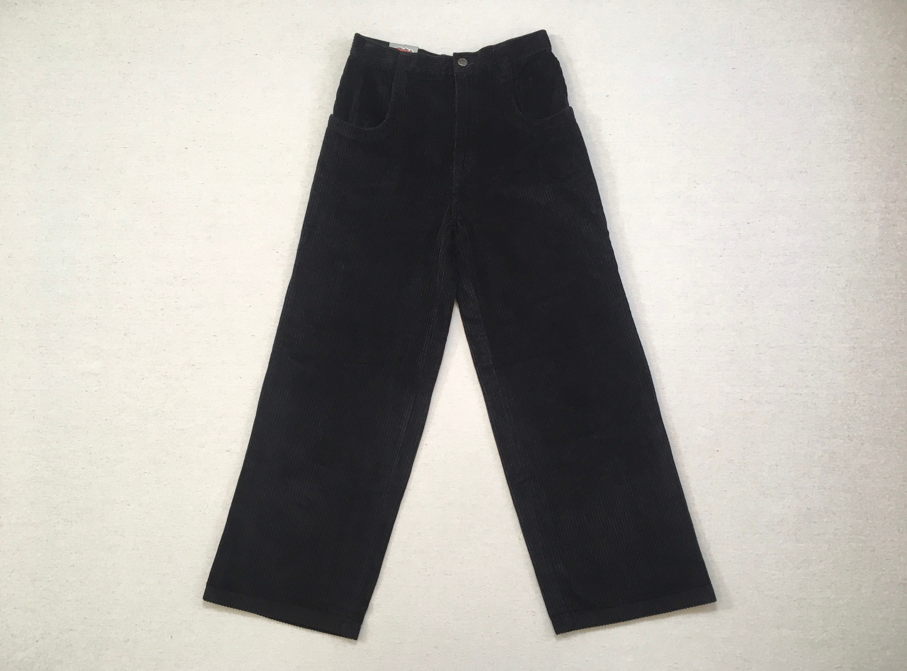 2001, Wide Leg, Chunky Corduroys, in Black, by JYNX - Etsy