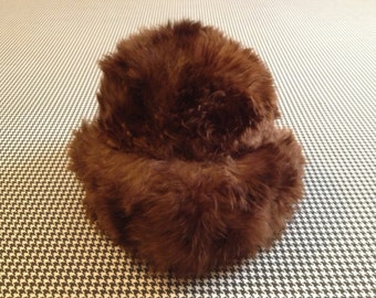 1960&#39;s, dyed Italian lambskin hat, Adult size