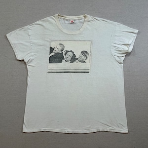 1980&#39;s, cotton, Three Stooges, white tee