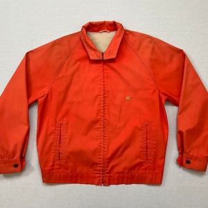 1970&#39;s, canvas jacket in pumpkin
