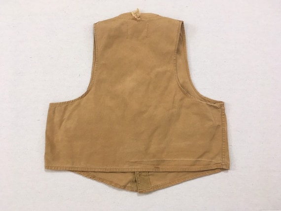 1960's, canvas hunting vest, in tan, by Blue Bill - image 7