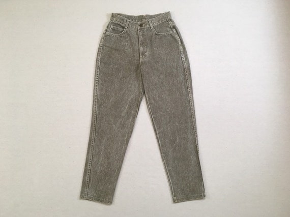 1990's, Mom jeans, in gray-brown acid wash, by Jo… - image 1