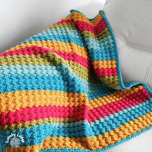 PDF PATTERN Make this cute yarn cakes crochet baby blanket Instant digital download... image 8