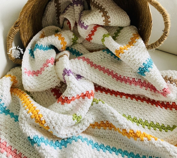 Linen stitch crochet blanket pattern sale
