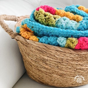 PDF PATTERN Make this cute yarn cakes crochet baby blanket Instant digital download... image 4