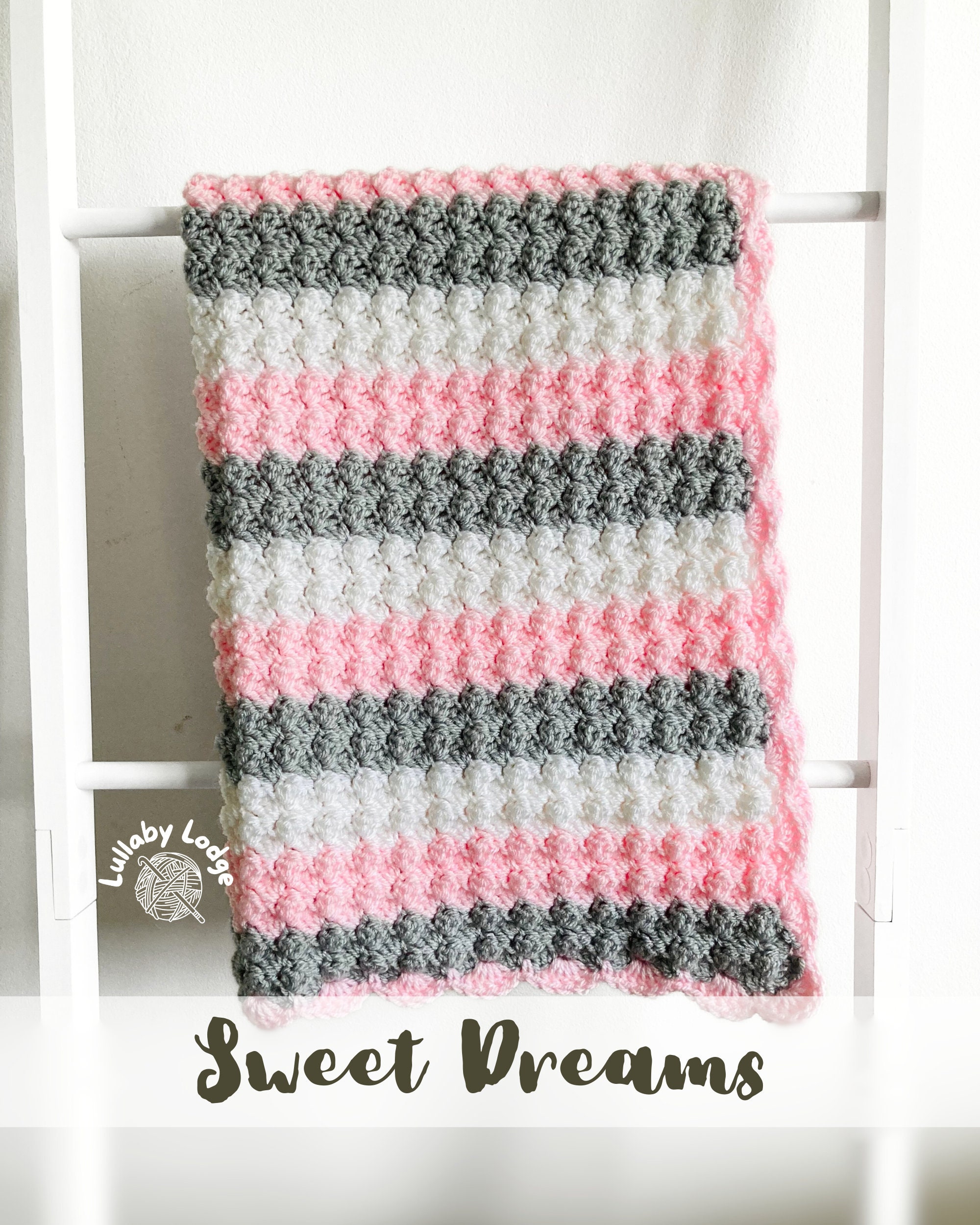 Sweet gingham baby blanket best sale