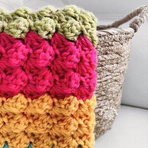 PDF PATTERN Make this cute yarn cakes crochet baby blanket Instant digital download... image 6