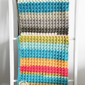 PDF PATTERN Make this cute yarn cakes crochet baby blanket Instant digital download... image 1