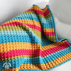 PDF PATTERN Make this cute yarn cakes crochet baby blanket Instant digital download... image 2